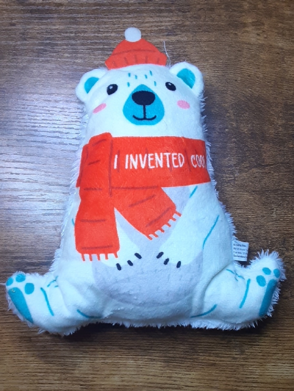 Squeaky Plush Dog Toy Polar Bear
